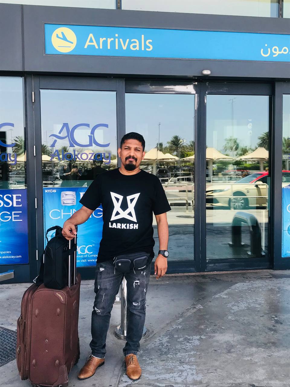 Founder visiting Dubai for the official branch launch