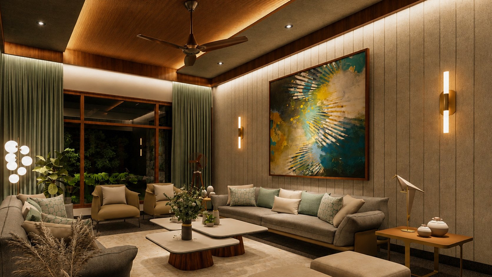 Private Residence — residential lighting design in Kochi, India